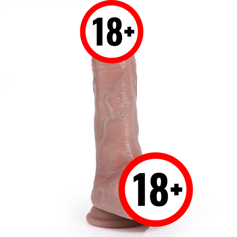 8.3” Realistic Dildo Dual Density Fat Dildo Lifelike Cock For Women Masturbation Pleasure, G Spot Dildo Silicone Penis With Squeezable Glans & Balls Adult Sex Toy With Suction Cup For Hands-Free Play