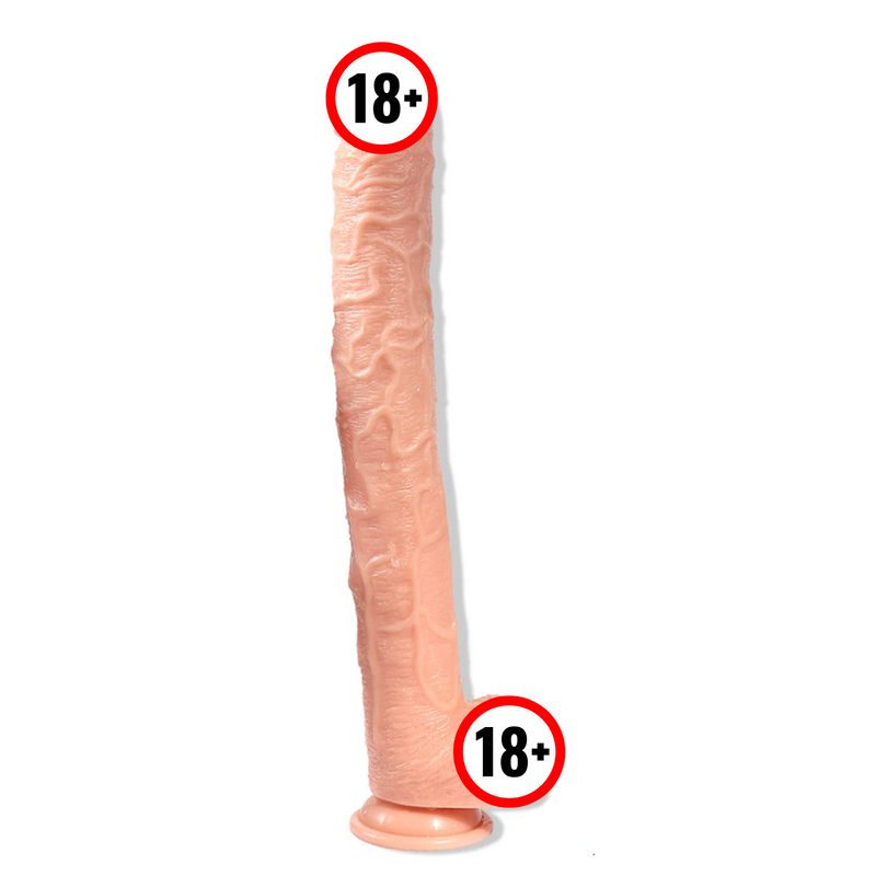 Realistic Extra Long Dildo Thick Dildo With Suction Cup, 16.93Inch Silicone Giant Dildos G Spot Anal Dildo Adult Sex Toys For Women