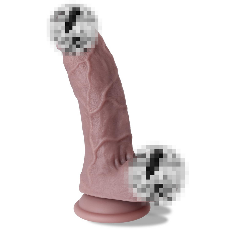 Thick Dildo Adult Sex Toy - 7 Inch Silicone Realistic Dildos With Body-Safe Material & Powerful Suction Cup Dildo For Hand Free Play - Women Sex Toys For Beginner & Couples Anal Dildo For Men