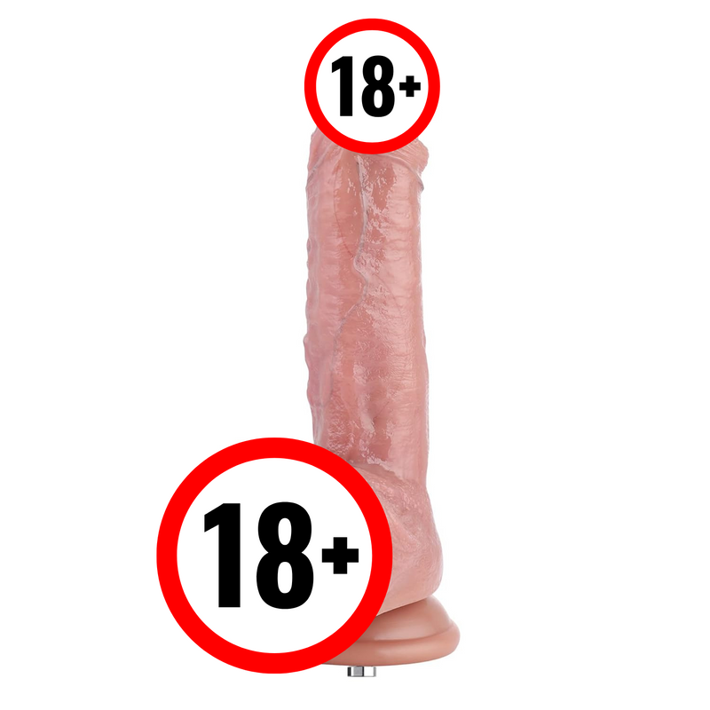 8” Dual-Density Ultra Realistic Silicone Dildo, 5.8” Insertable Length With Kliclok System For Beginner User, S Size Yalman, High-End Series