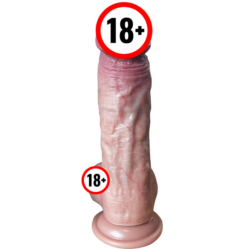 8.77 Inch Realistic Thick Dildo, Handmade Lifelike Huge Long Penis,Big Adult Sex Toys, Flexible Suction Cup Dildos Hands-Free Play, Stimulation G-Spot And Anal Play(Big Ferocious Dog)