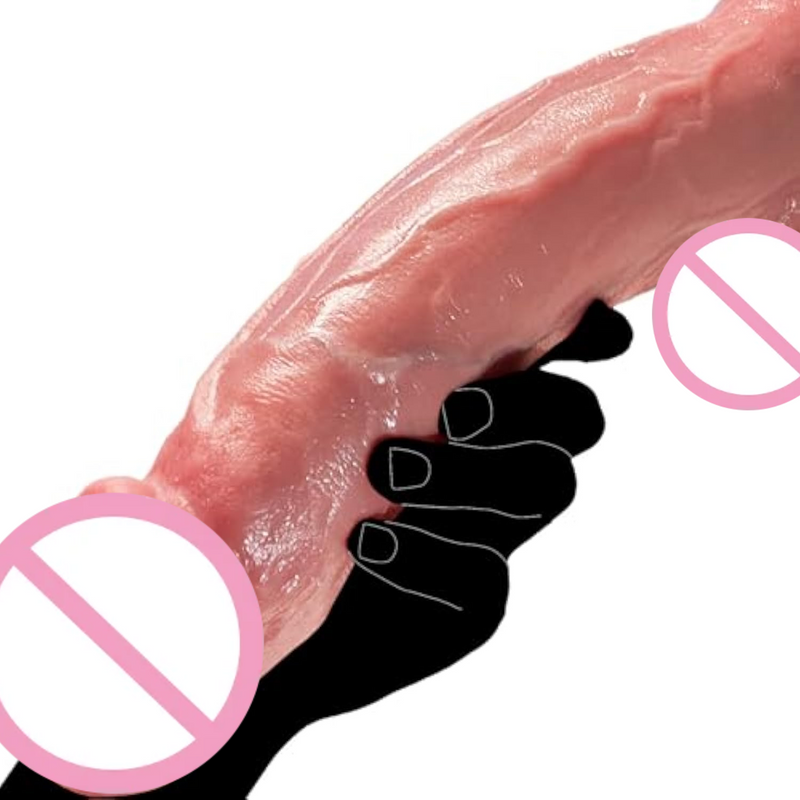 11.2 Inch Huge Thick Realistic Dildo Anal Big Long Sex Toy, Silicone Suction Cup Soft Giant Dildos For G Spot Men Women Advanced Player Sexual Toys