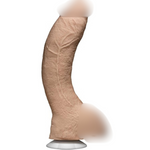 Doc Johnson Signature Series - Jeff Stryker - 10 Inch Realistic ULTRASKYN Dildo with Removable Vac-U-Lock Suction Cup - F-Machine & Harness Compatible - for Adults Only, Vanilla