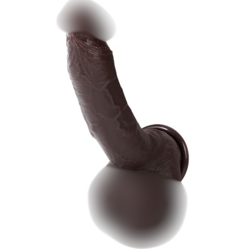 8 Inch Skinny Black Dildo For Beginners, Small Anal Dildo With Fleshy Head, Real Skin Dual Density Silicone Realistic Dildos With Strong Suction Cup, Sex Toy For Women, Men,Gays