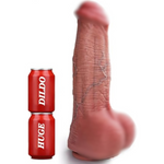 15 Inch Thick Horse Dildo For Advanced Player,3‘’Diameter Giant Dildo With Dual Density Silicone For G-Spot,Huge Dildos With Suction Cup Adult Toy For Women Men Masturbation Extra Large Dildos