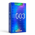 Hyrdating Planar Form Ultra-Thin Blue Lubricious Condoms - 10 Pack