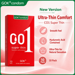 Super Thin Red Smooth Condoms – 10 Pack