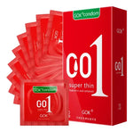 Super Thin Red Smooth Condoms – 10 Pack