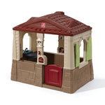 Neat And Tidy Brown Cottage Playhouse, For Toddlers