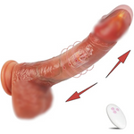 Thrusting Dildo Vibrator For Women With 3 Thrusting Modes 8.5 Inch Heating Dildo & Rotation 5 Vibration, Lifelike Realistic Vibrating Dildo G Spot Vibrator Sex Toys With Strong Suction Cup