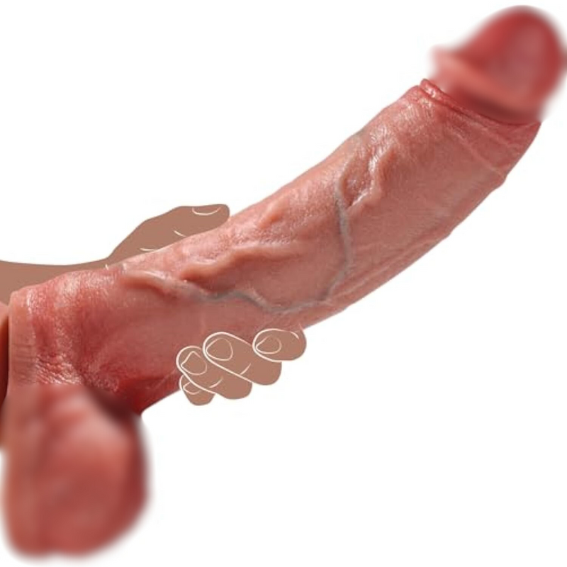 Realistic Huge Dildo Sex Toys - 10.8" Dual-Layer Silicone Big Dildos Lifelike Giant Dildo For G Spot And Anal Play With Suction Cup, Big Adult Penis Sex Toys For Women Men Couples Sexual