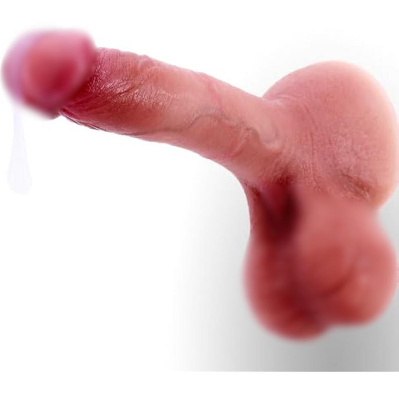 Realistic Small Dildo Soft And Thin Dildos For Beginners, 6.7'' Silicone Anal Dildo Sex Toys With Suction Cup For Women G Spot Stimulation And Couples Sex Game Play