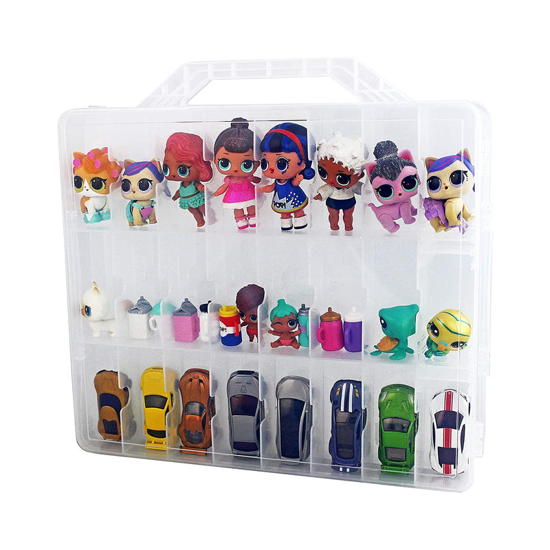 Toys Organizer Storage Case With 48 Compartments Compatible With Lol