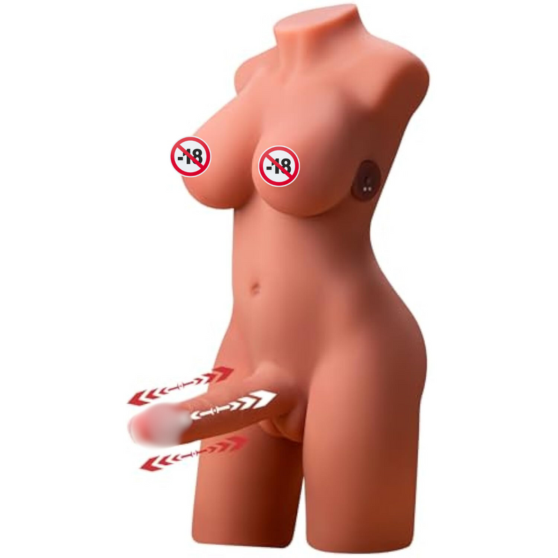 Shemale Sex Doll With Thrusting Dildo - Trans Sex Doll With 7.1In Huge Realistic Cock And Tightly Anal, Unisex Sex Doll For Women Couple Men Gay, Sex Toy For G-Spot Pleasure, 21.5Lb