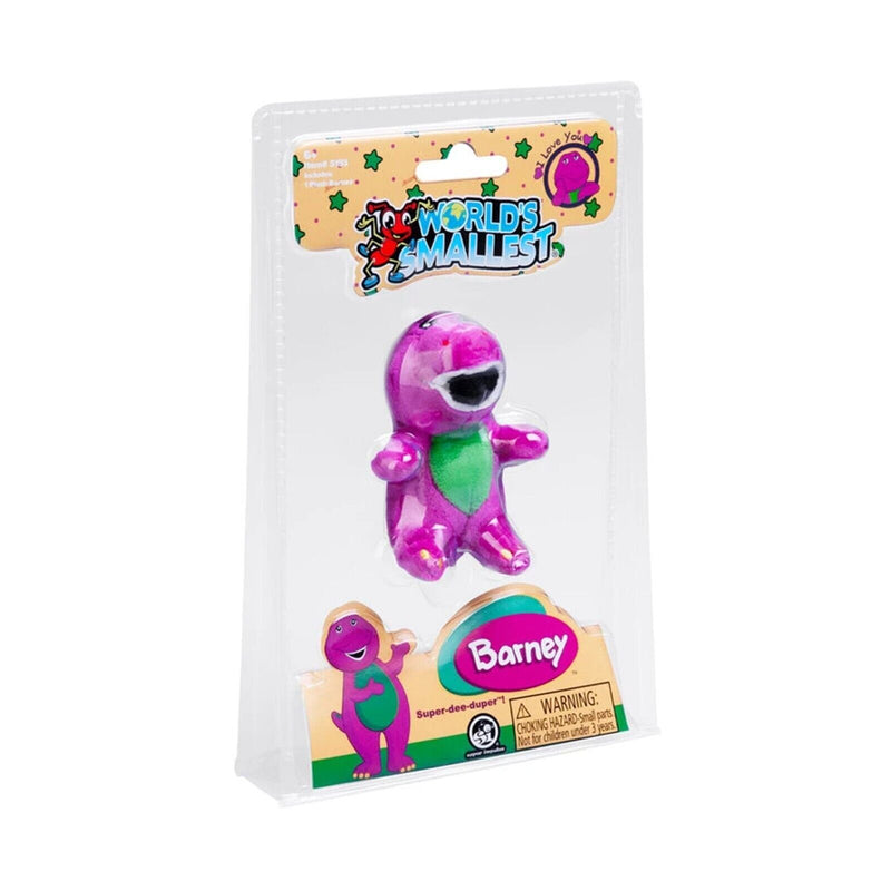 Super Impulse World's Smallest Barney 3 Inch Plush Figure NEW IN STOCK