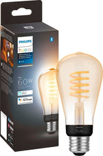 Philips Hue White Ambiance Filament ST19 Bluetooth LED Smart Bulb