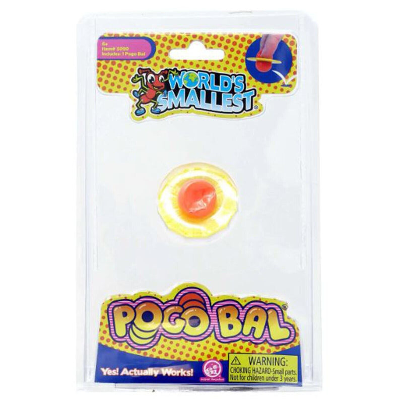 Super Impulse World's Smallest Orange Pogo Ball NEW