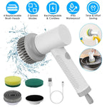 Electric Handheld Spin Scrubber Cordless Cleaning Brush Shower Scrubber Portable
