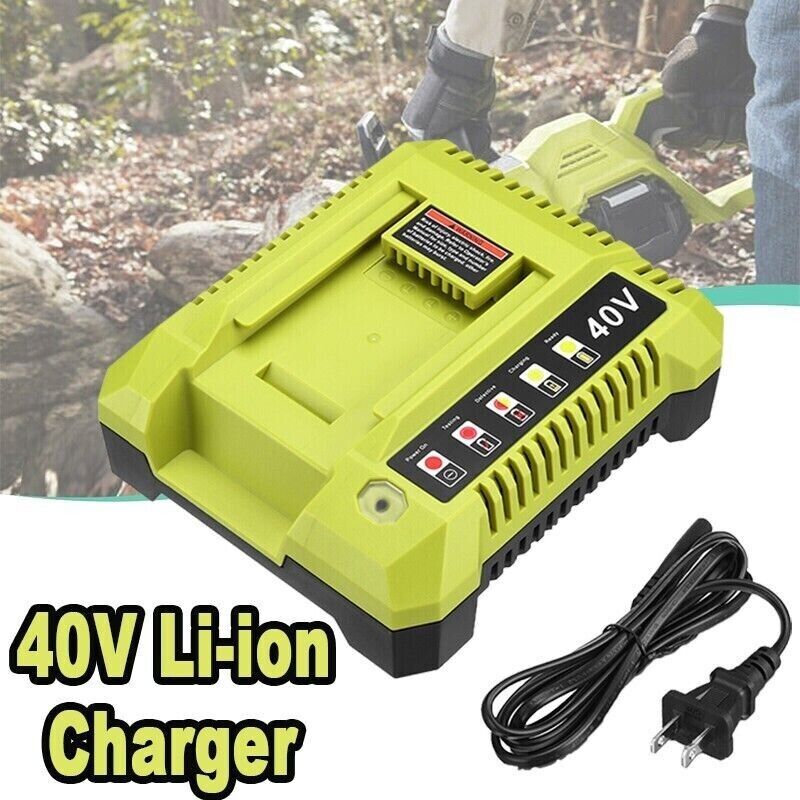 Rapid OP401 Charger For Ryobi 40V 6.0Ah Battery 40 Volt Lithium OP4050 OP40602