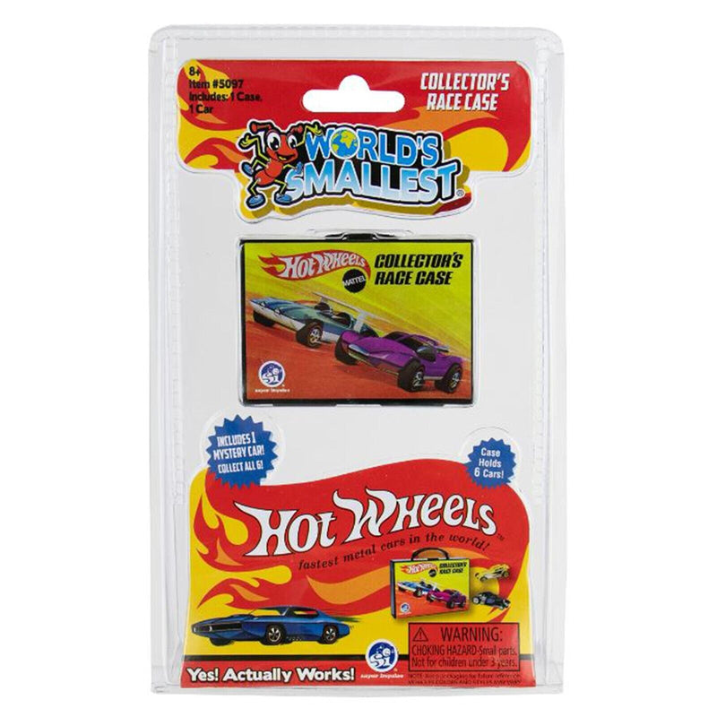 Super Impulse World's Smallest Hot Wheels Carry Case NEW