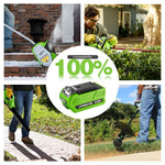 29472 For Greenworks 40V Lithium G-Max Battery 29462 29482 29252 20202 24252 6Ah