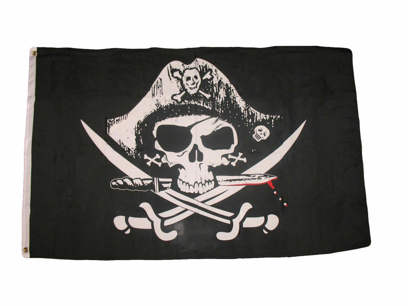 3X5 Deadman Chest Pirate Flag Tricorner Ship Banner Pennant New Jolly Roger Dead