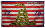 3X5 Navy Jack Gadsden Culpeper Tea Party 1776 Molon Come And Take It Flag 100D