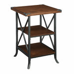 Brookline End Table In Dark Walnut Wood Finish