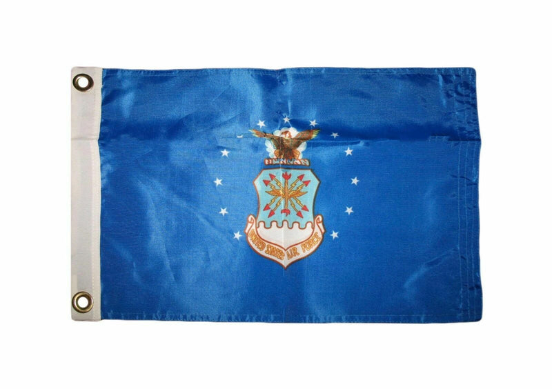 12X18 Us Air Force Emblem Flag Double Sided Nylon Outdoor Boat Flag