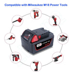 2Pk New M18 Lithium Xc 6.0 Ah Extended Capacity Battery 48-11-1860