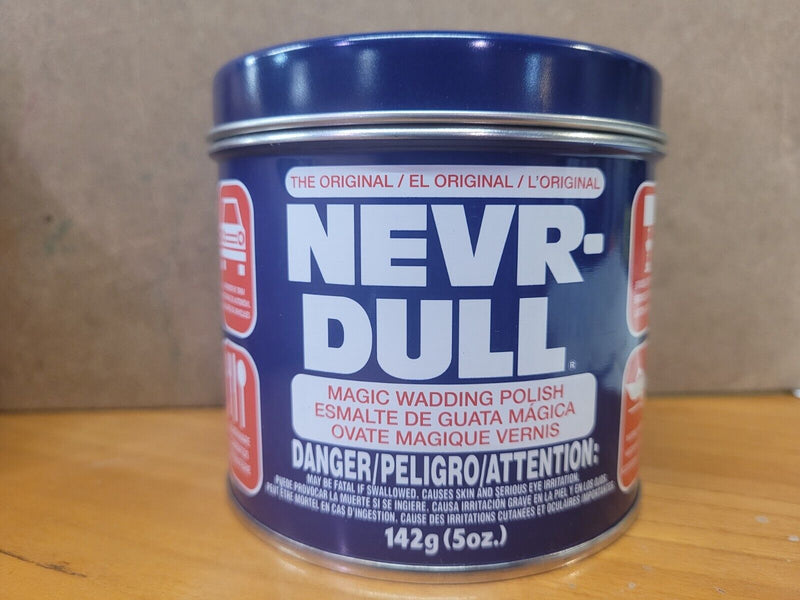 Nevr-Dull Metal Polish 5oz Cotton Wadding Cloth Polishes All Metals NO CA SALES