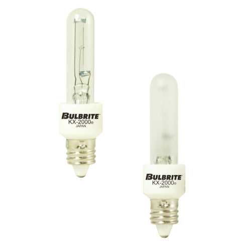 Bulbrite KX40FR/MC 40W E11 KX-2000 Krypton/Xenon T3 Frost Bulb (Pack of 2)