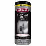 2Pk Stainless Steel Wipes And Leather Wipes W/ Free Microfiber Towel