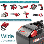 6.0Ah 28V Li-Ion Battery For Milwaukee For M28 Power 48-11-2830 28Volt Cordless