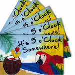 3x5 3'x5' Wholesale Set 5 Pack of It's 5 O'clock Somewhere Drinking 5 Flags Flag