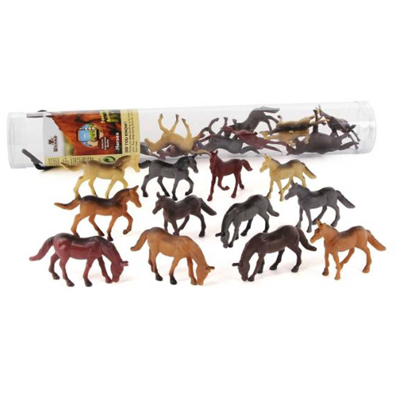 Horses With Augmented Reality Large Fun Tube New In Stock Animals