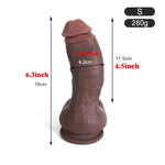 Realistic Silicone Dildo with Suction Cup Big Dong for Women