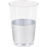 Disposable 12 Oz Black Plastic Tumblers For Partys Weddings