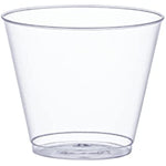 Comfy Package Clear Hard Plastic Cups Tumblers
