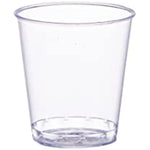 Comfy Package Clear Hard Plastic Cups Tumblers