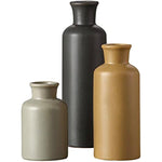 Modern Decorative Vases for Shelf Decor,Fireplaces Decor & Living Room - Set Of 3