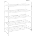 Expandable Adjustable Wire Grid Shoe Organizer
