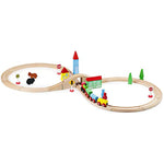 Train Set For Toddler With Double Side Train Tracks