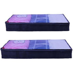 Under Bed Fabric Storage Container Bags with Window and Handles