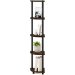 5 Tier Corner Display Rack Multipurpose Shelving Unit