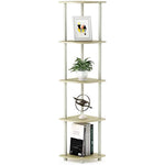 5 Tier Corner Display Rack Multipurpose Shelving Unit