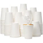 12 Oz White Disposable Paper Cups 300 Pack