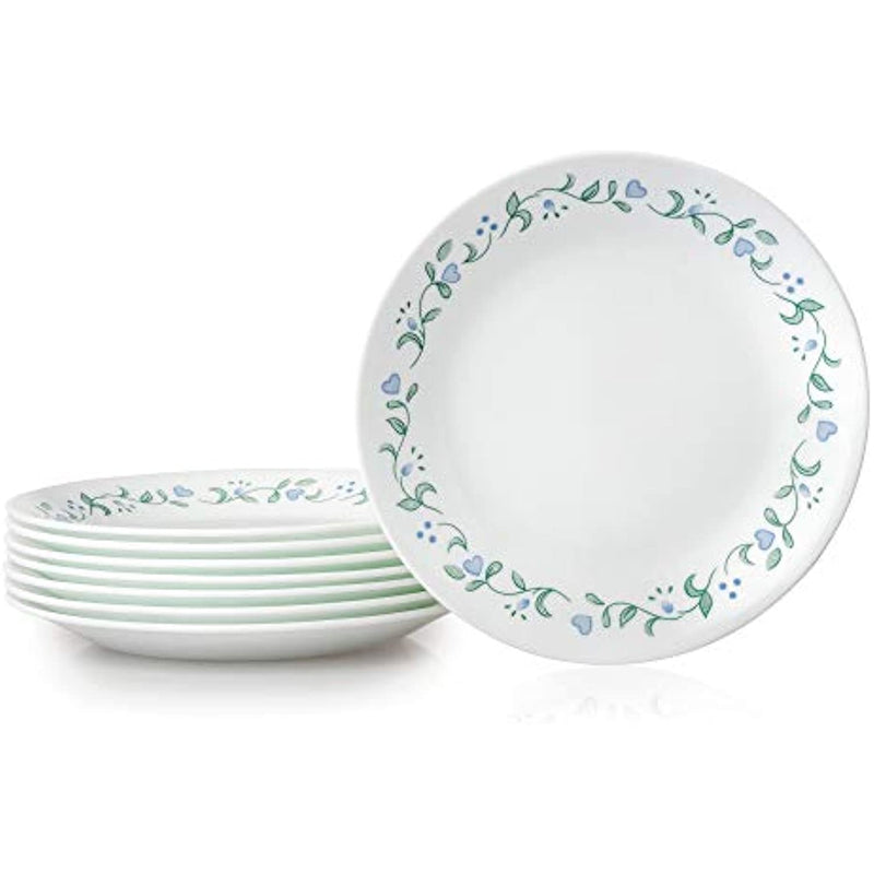 Triple Layer Glass And Chip Resistant Lightweight Round 6 3 4 Inch Plates