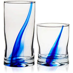 Blue Ribbon Impressions 16 Piece Tumbler And Rocks Glass Set