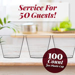 Small Clear Hard Disposable Cups